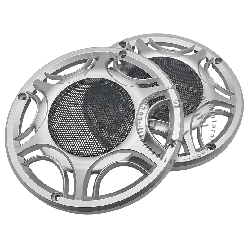 Per 6.5 "pollici copertura della griglia dell'altoparlante cerchio decorativo Audio rete metallica griglia protezione rete cornice nera/blu/verde/rossa/argento