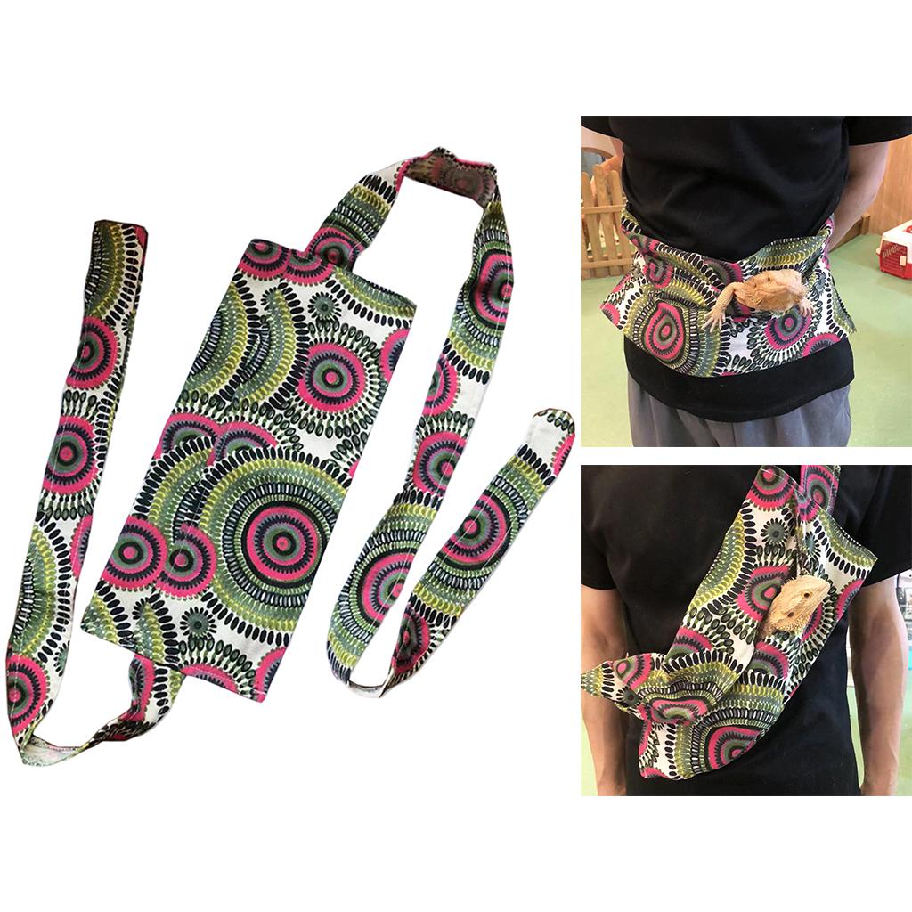 Bearded Dragons Lizards Sling Carrier Comfortable for Hamster Leopard Gecko