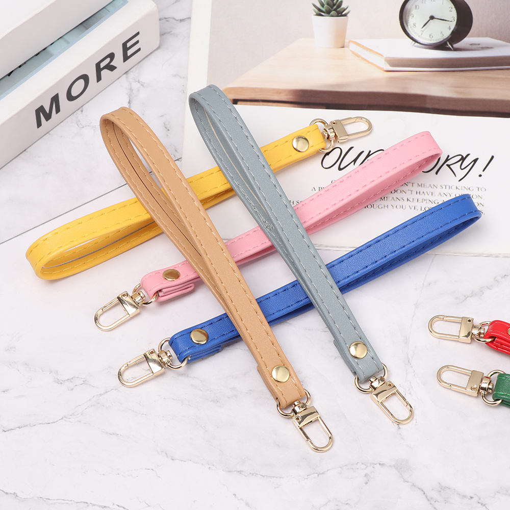 1pc armbåndstaske rem håndtag udskiftning til håndtaske clutch pung diy mønt taske dele tilbehør pu læder