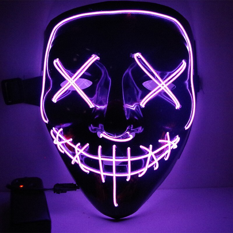 Masque d'halloween VIP LED masques de Purge