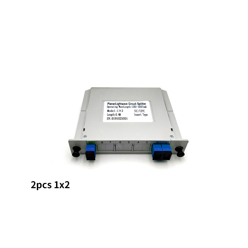 5 stks SC APC/UPC 1x2 1x4 1x8 1x16 PLC Splitter Box FTTH Splitter Glasvezel Doos FTTH Planar Golfgeleider Type Optische Splitter: Blauw