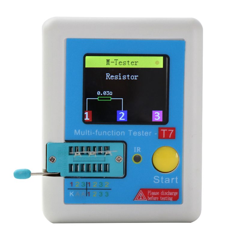 LCR-T7 Neue Transistor Tester TFT Diode Triode Kapazität Meter LCR ESR Meter