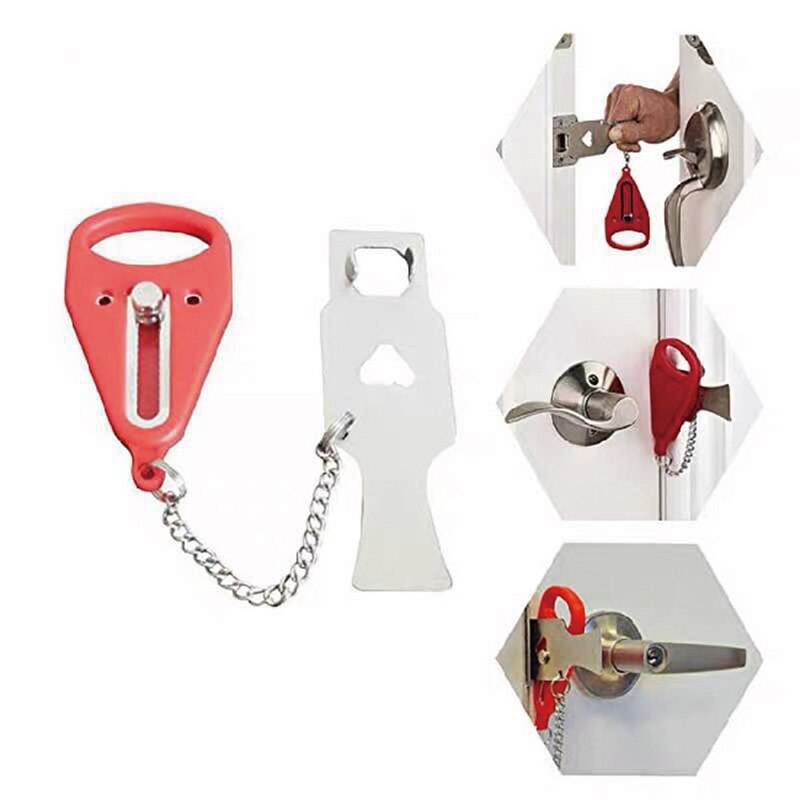 Anti-Theft Window Security Chain Lock Child Safety Door Restrictor Stainless Steel Locks Home Sliding Door Furniture Hardware