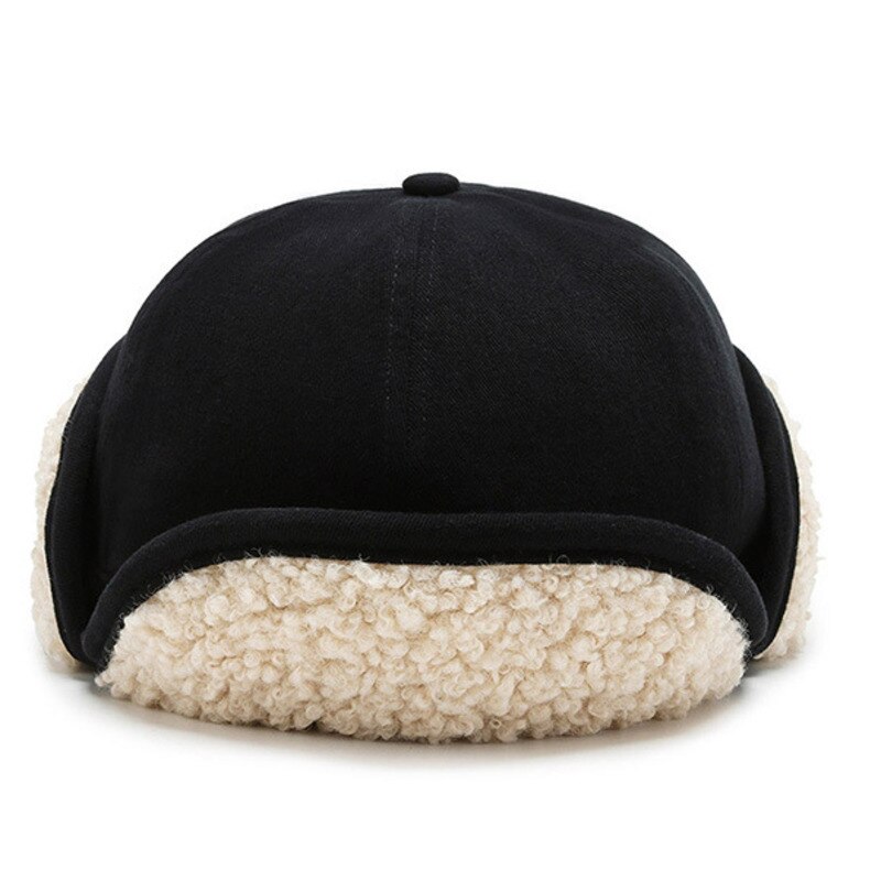 Cappello da cacciatore invernale da donna Ushanka bombardiere cappelli di pelliccia cappello da neve elastimo per tempo freddo unisex