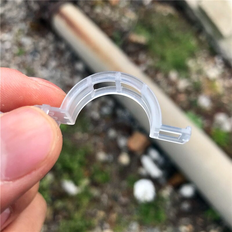 50/100pcs Reusable clamps Plastic Plant Support Clips For Plants Hanging Vine Garden Greenhouse Vegetables Tomatoes Clips 25mm
