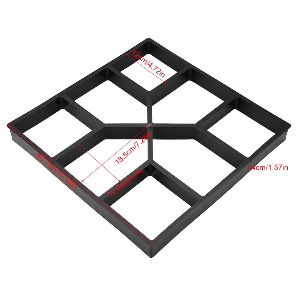 Bestrating Bestrating Beton Mould Diy Handmatig Bestrating Stepping Stone Mold Tuin Gazon Pad Bestrating Lopen Path Maker Mold Tuin