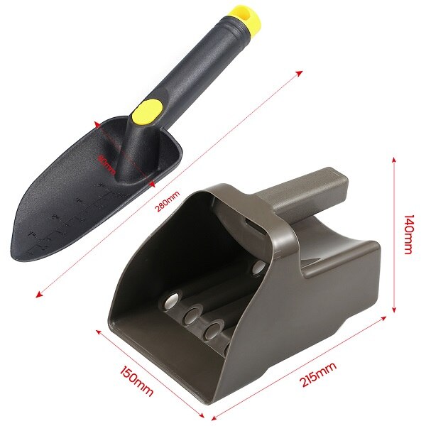 KKmoon Underground Metal Detector Pinpointer Gold Digger Treasure Hunter Tracker Seeker with Waterproof Search Coil for Kids: Scoop