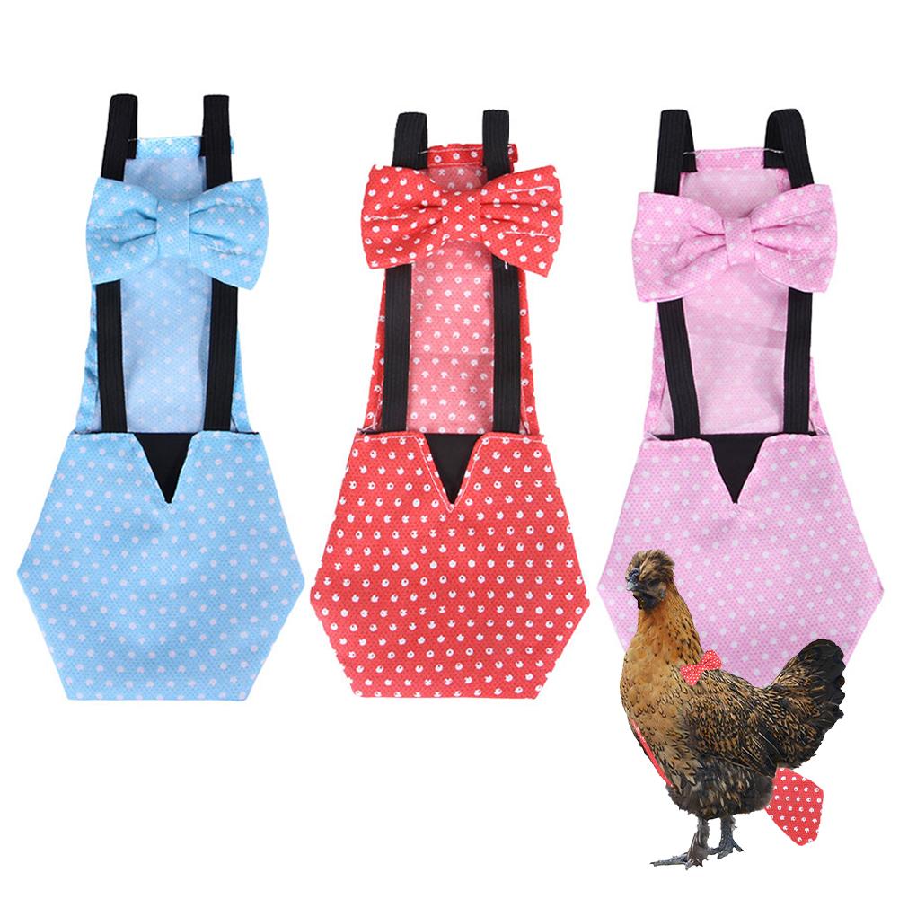 Ente Huhn Windel GeflüGel Baumwolle Wasserdichte Windel Einstellbar Mehrweg Windel Bauernhof Gans Henne Polka Punkt Schmücken Schlauch