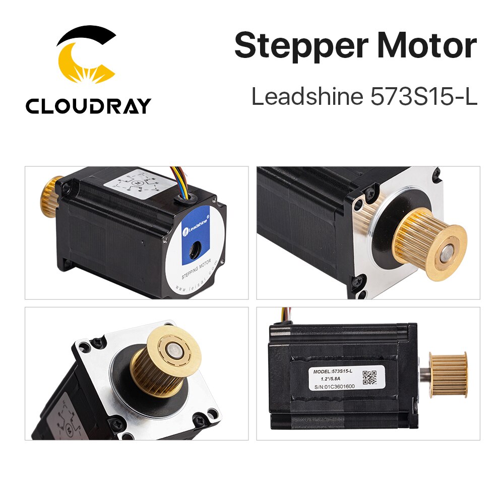 Cloudray Leadshine 3 Phase Stepper Motor- 573S15 573S15-L für NEMA23 5,8 EINE länge 76mm Welle 8mm