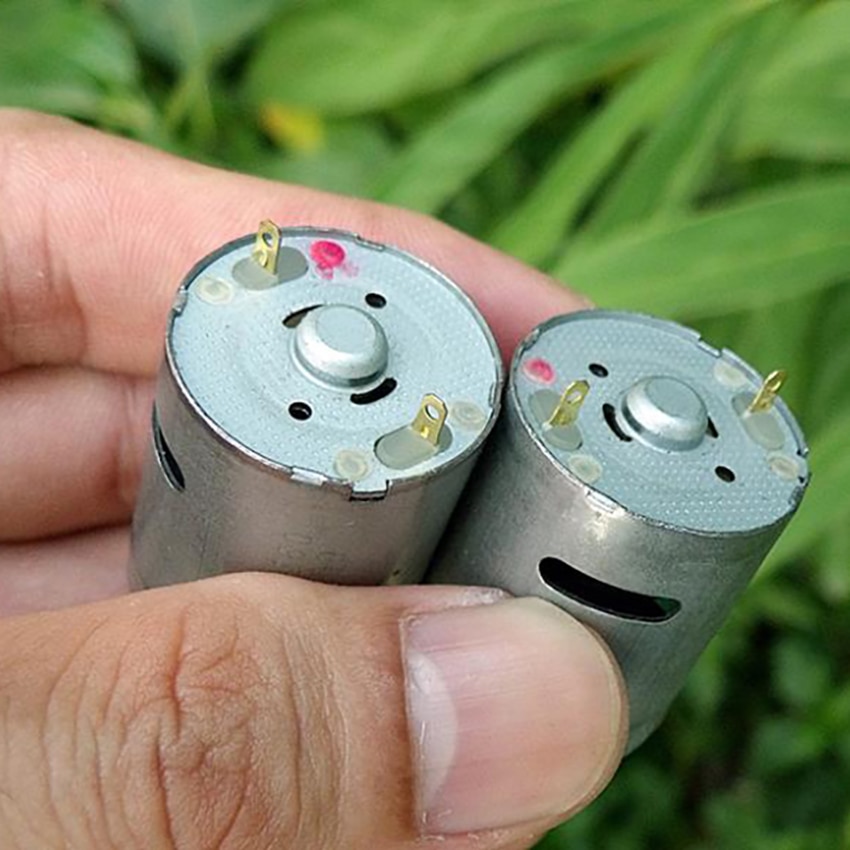 Moteur à brosse en carbone haute couple, 370 cc 3V, 6V, 7.2V, 12V, Micro moteur électrique Durable, magnétique fort, 7500 tr/min à 28800 tr/min, tendance
