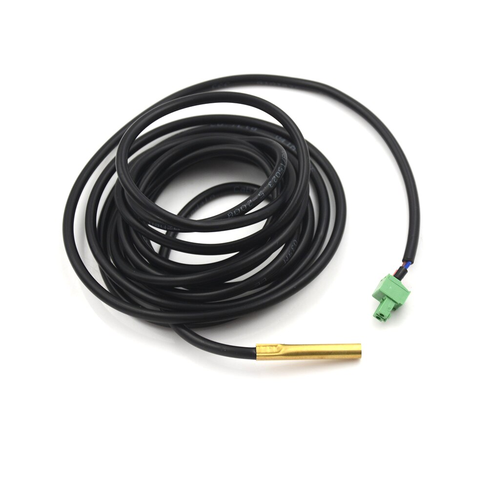 1PCS Remote Temperature Sensor RTS300R47K3.81A + Communication Cable For EP Solar Regulator