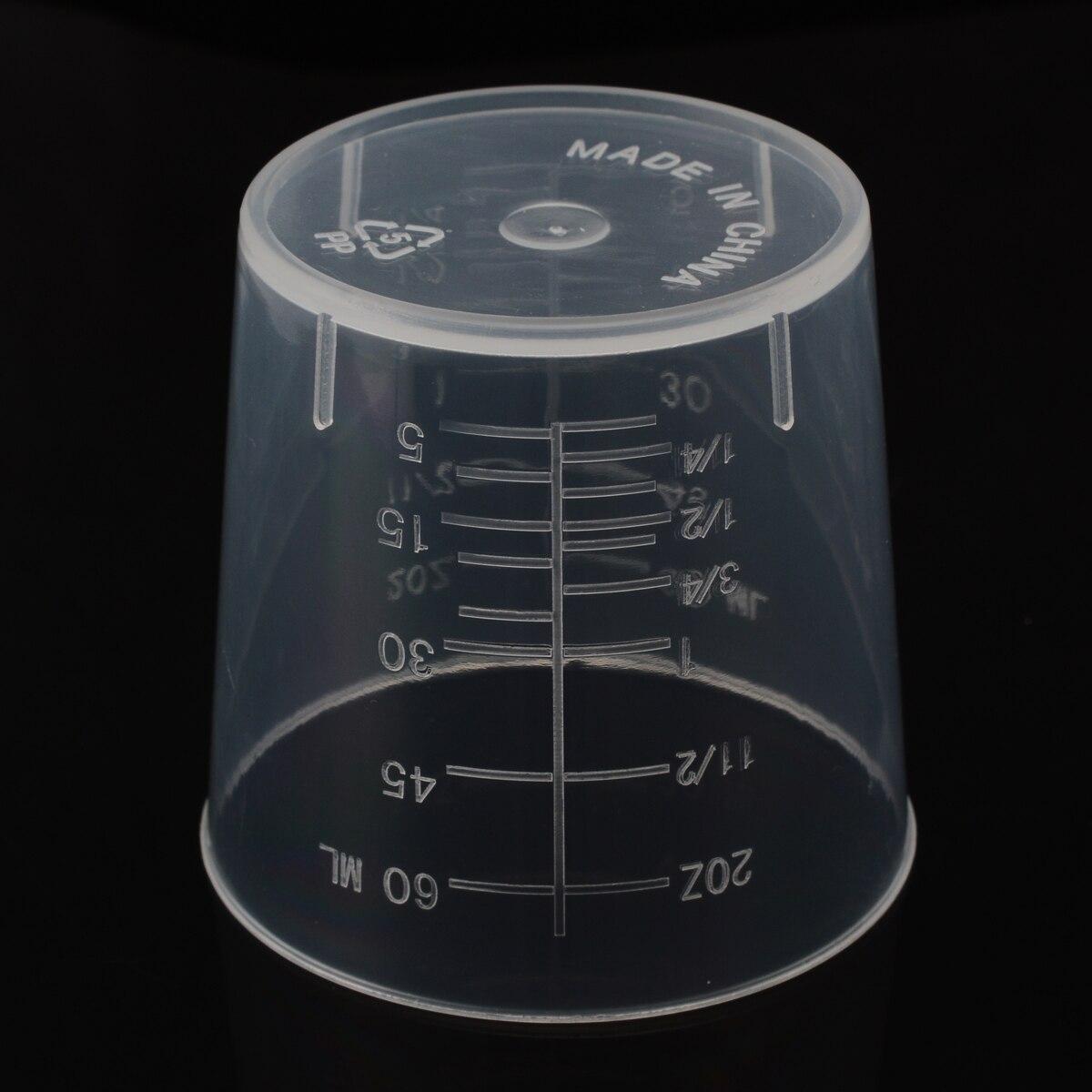 10PCS Plastic Digital Measuring Cup 60ml Scale Measure Clear Cup Liquid Container Graduated Beaker For Kitchen Cooking Tools