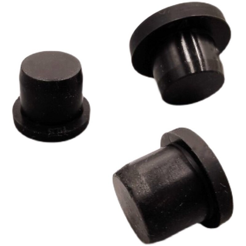 Round Solid Rubber Seal Hole Plugs High Temperature Resistance T Type Silicone Hole Caps Dust-proof Gasket Blanking End Caps