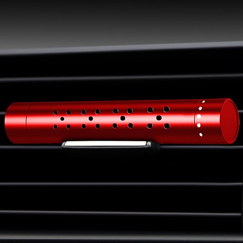 Tancredy Auto Lufterfrischer Geruch in Auto Styling Air Vent Parfüm Aroma Lufterfrischer Diffusor für Auto Innen Zubehör: red