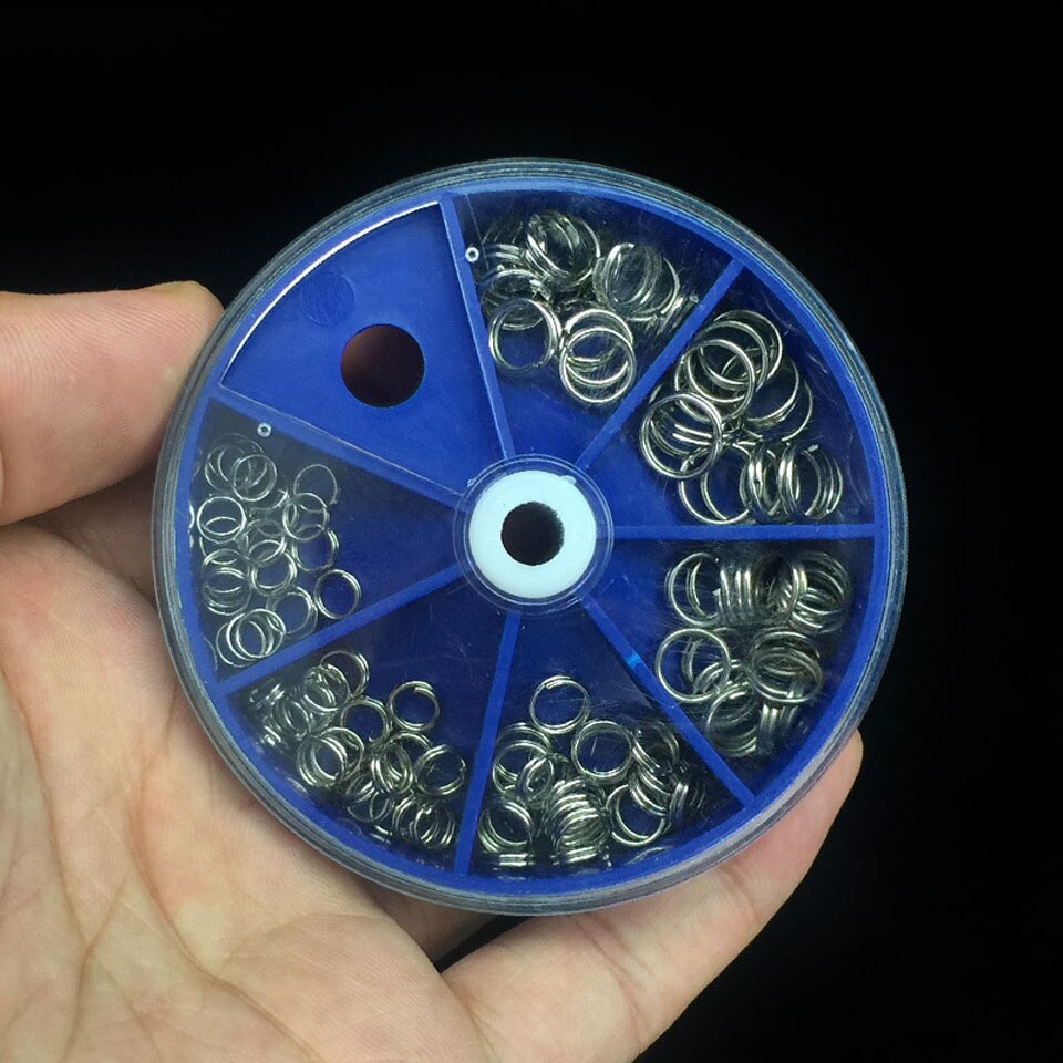 WALK FISH 115PCS/Lot Split Ring Tension Strength S... – Grandado