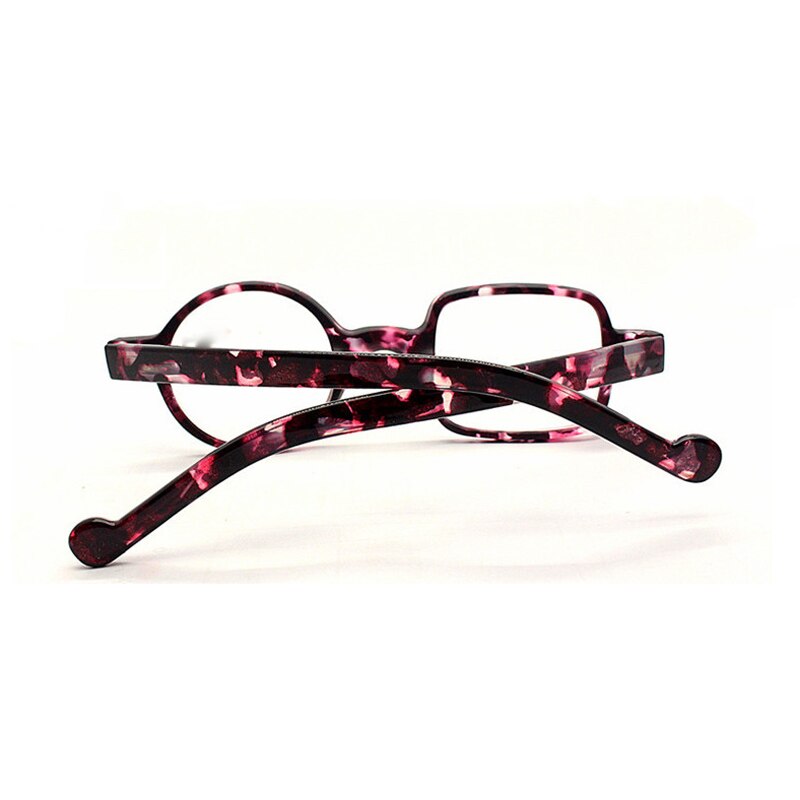 Zilead Retro Leopard Asymmetrical Round&amp;Square Reading Glasses Women&amp;Men Presbyopia Glasses Hyperopia Eyeglasses For Elder