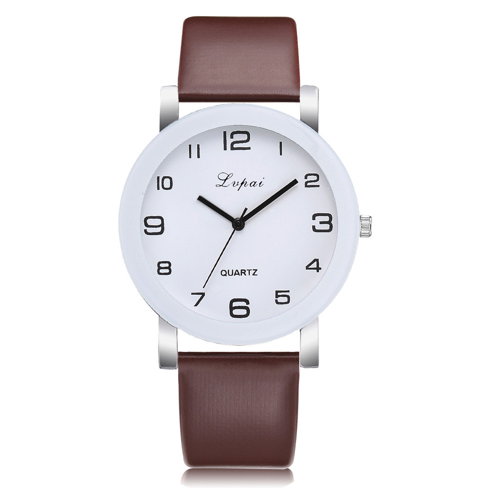 Lvpai vrouwen Casual Quartz Lederen Band Horloge Analoog Polshorloge