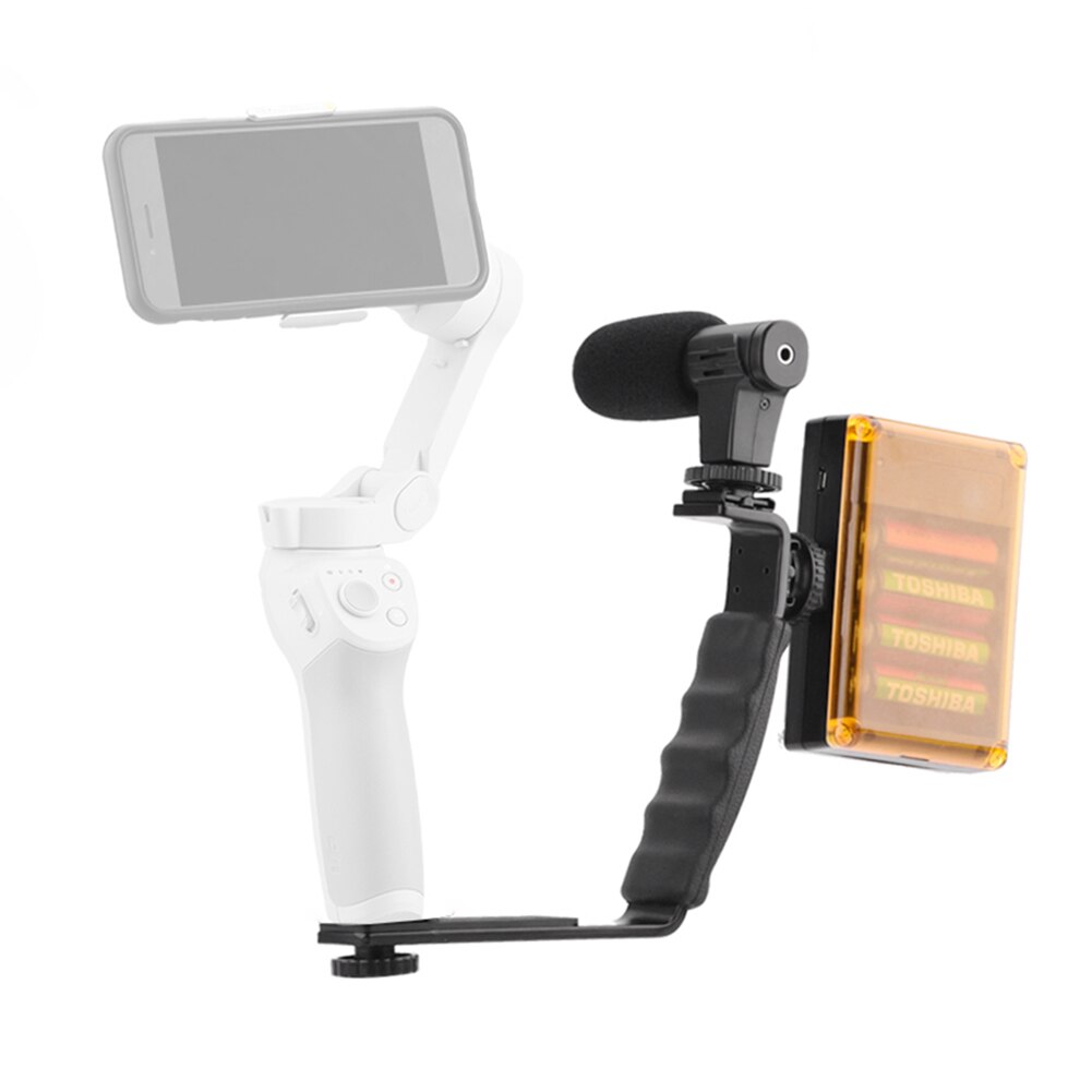 Gimbal Verlängerung Stange Halterung Stativ Professionelle Zubehör L-typ Handheld Stabilisator einstellen Metall Tragbare Für Osmo Handy, Mobiltelefon 4
