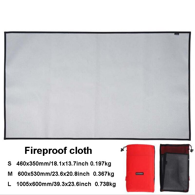 Heat Protector Fire Pit Mat Fire-Resistant for Decks Grill Floor Mat Outdoor, Solid Pad Grill Bonfires Fireplace Mat Fire