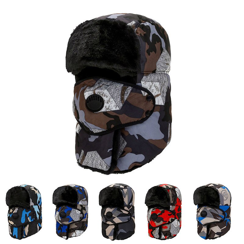 2021 nuovi cappelli invernali da uomo e da donna mimetici Lei Feng per bici da equitazione