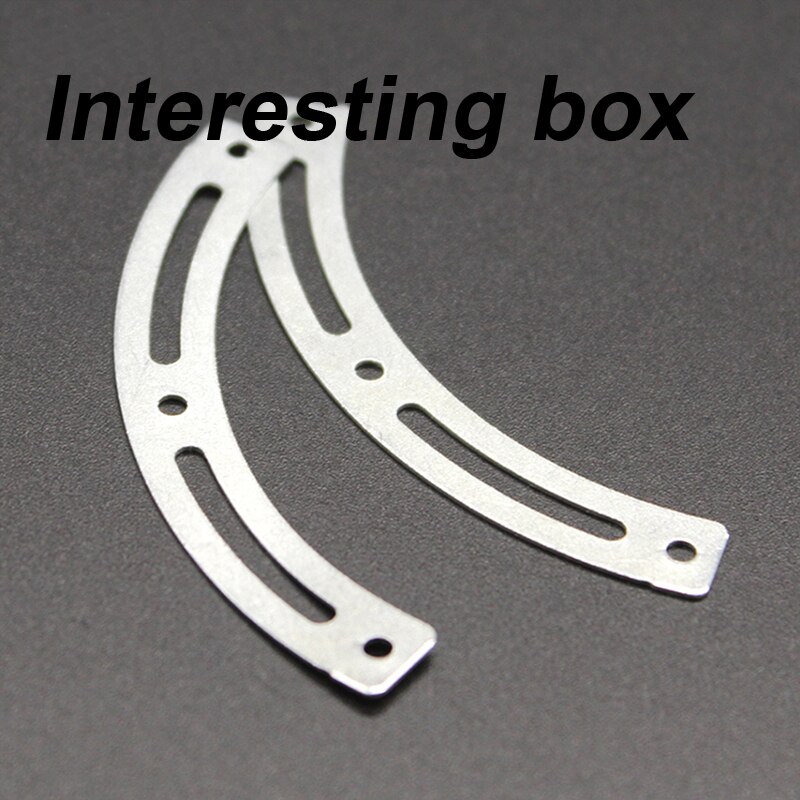 Aereo ad arco pezzo di ferro 57 millimetri con fessura di collegamento pezzo FAI DA TE modello giocattolo del veicolo e la navata robot materiale manuale