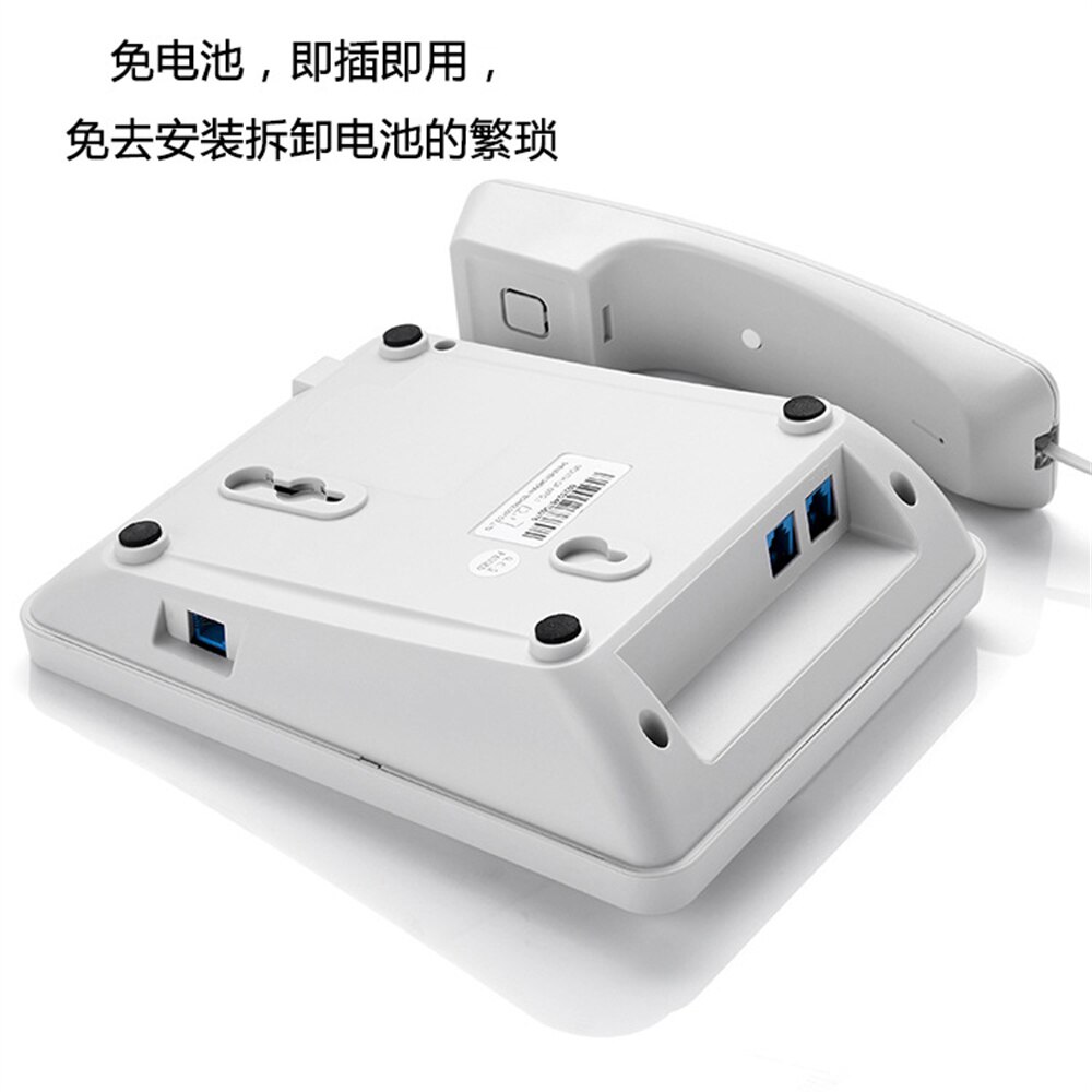 FSK DTSK Landline Home Phone for Elderly Low Visio Group Amplified Big Button Landline Phones Loud Ringtone With LCD Display