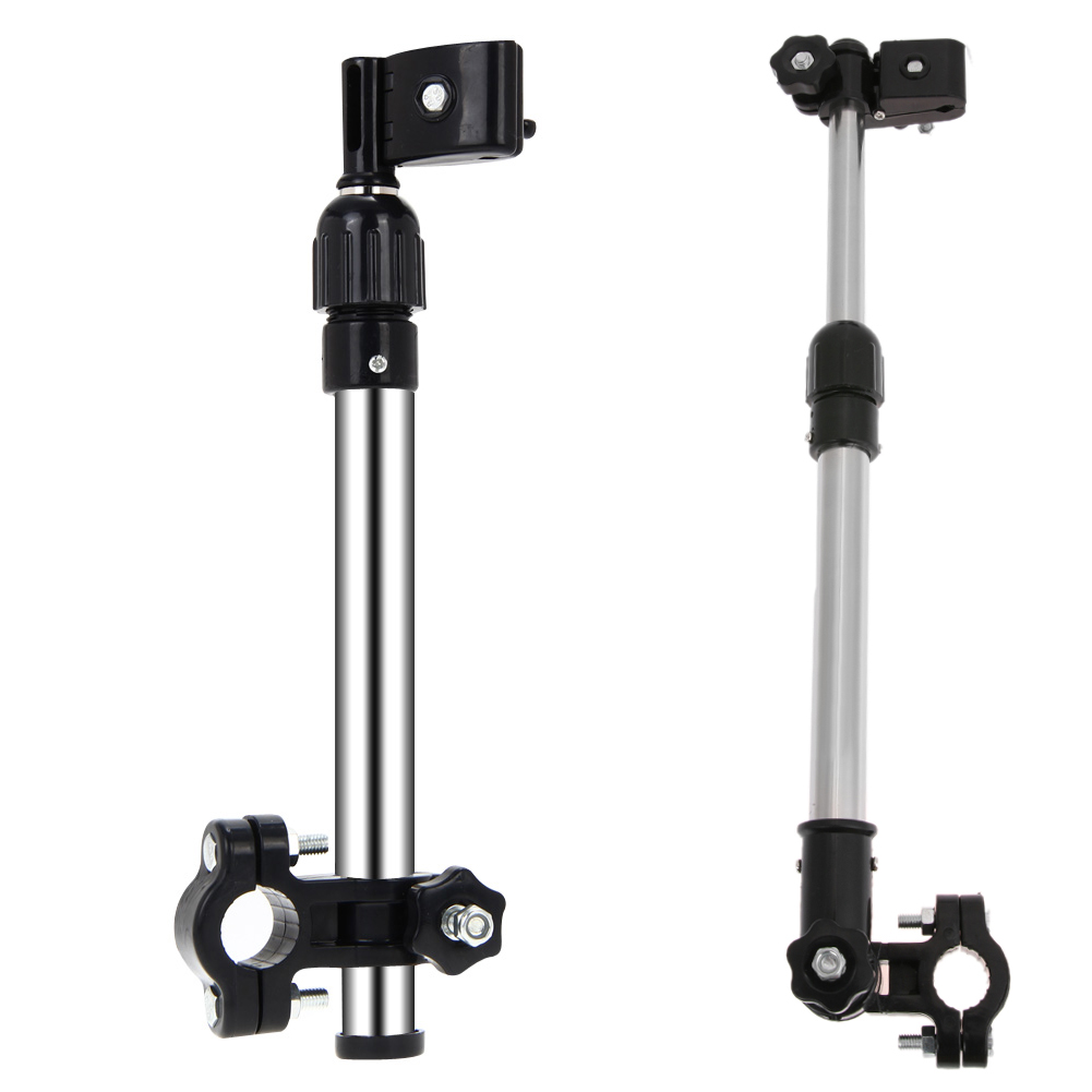 Supporto per passeggino Portaombrelli portatile per passeggino in plastica regolabile pratico per accessori per bici da ciclismo per ombrellone: Default Title