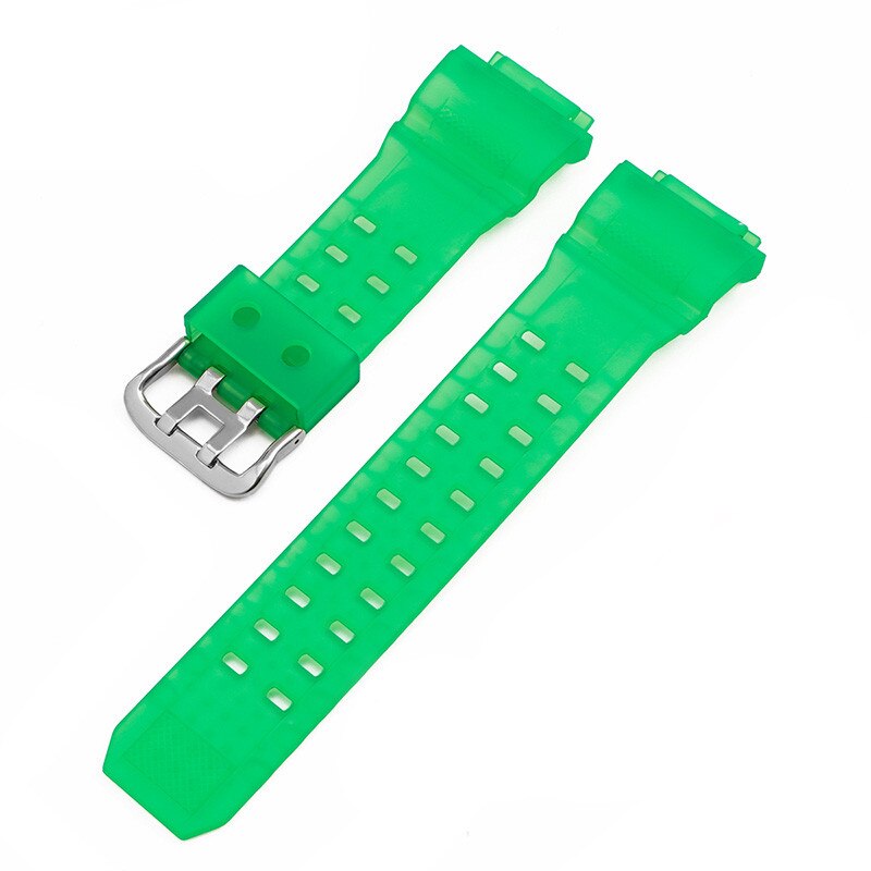 Correa de goma de silicona para reloj Casio G-SHOCK para hombre, repuesto deportivo, resistente al agua, accesorios de pulsera, gw9400: Green