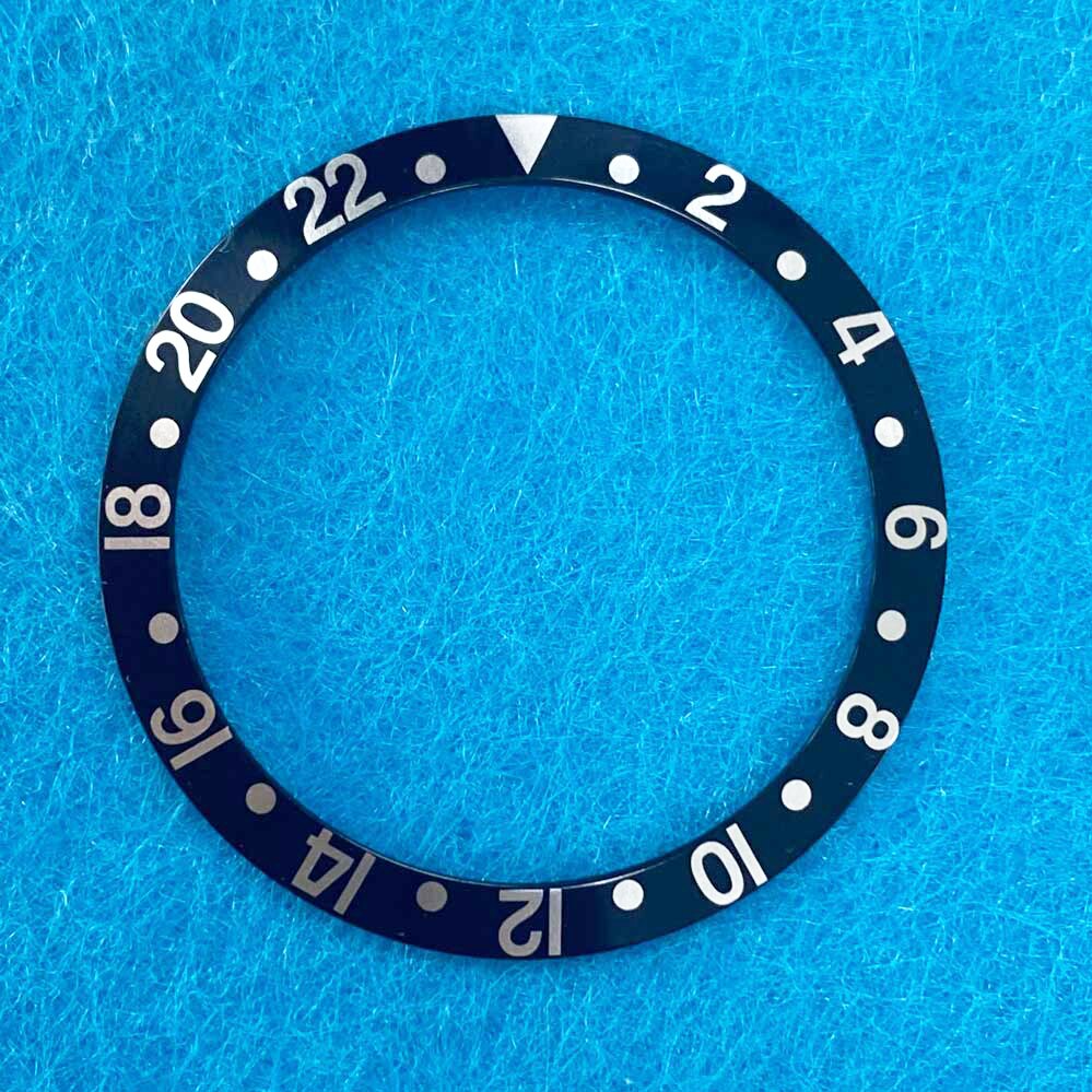 Watch Accessories Aluminum Watch Bezel 30.7mm- 37.5mm Watches Inserts Replacement Parts for Watchmaker: GMT blue