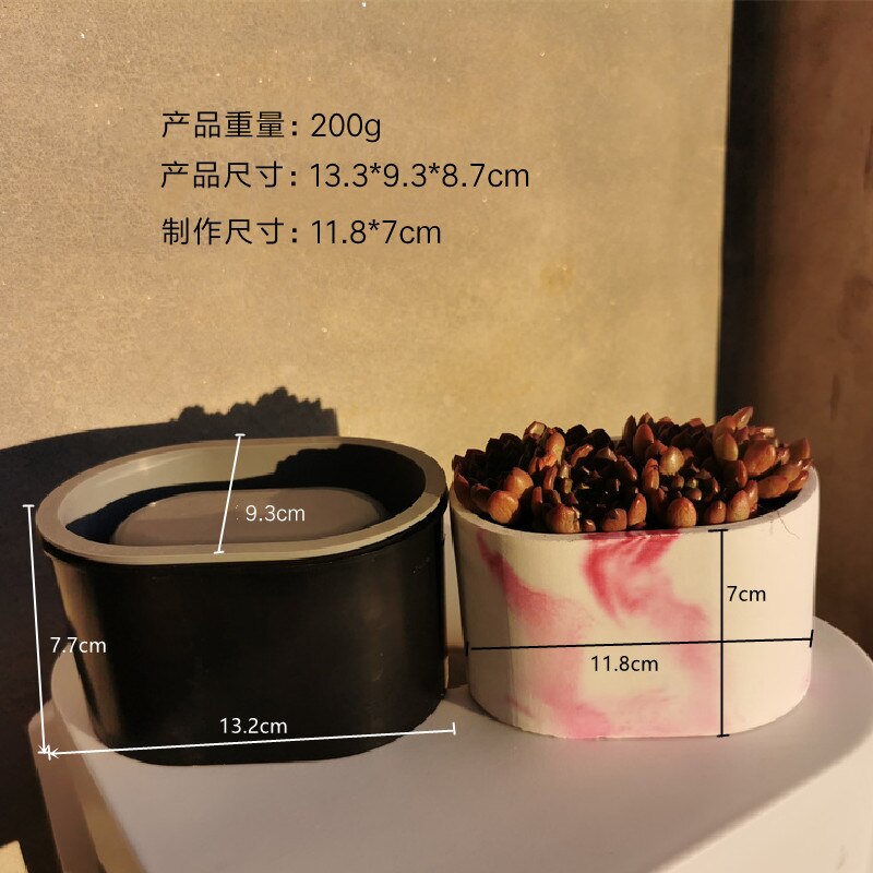 Concrete Molds Concrete Art Planter Pot Molds Silicone Flower Pot Molds Polygon Pot Molds: I