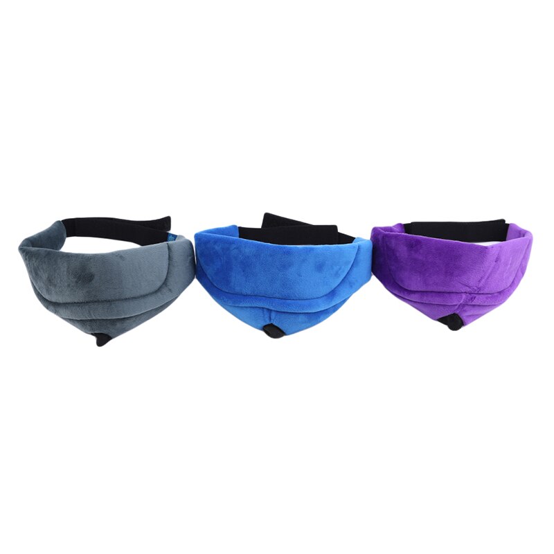 3D Natural Sleep Eye Mask Eyeshade Soft Breathable Sleeping Rest Bandage Patch Sleeping Night Outdoor Travel Blindfold