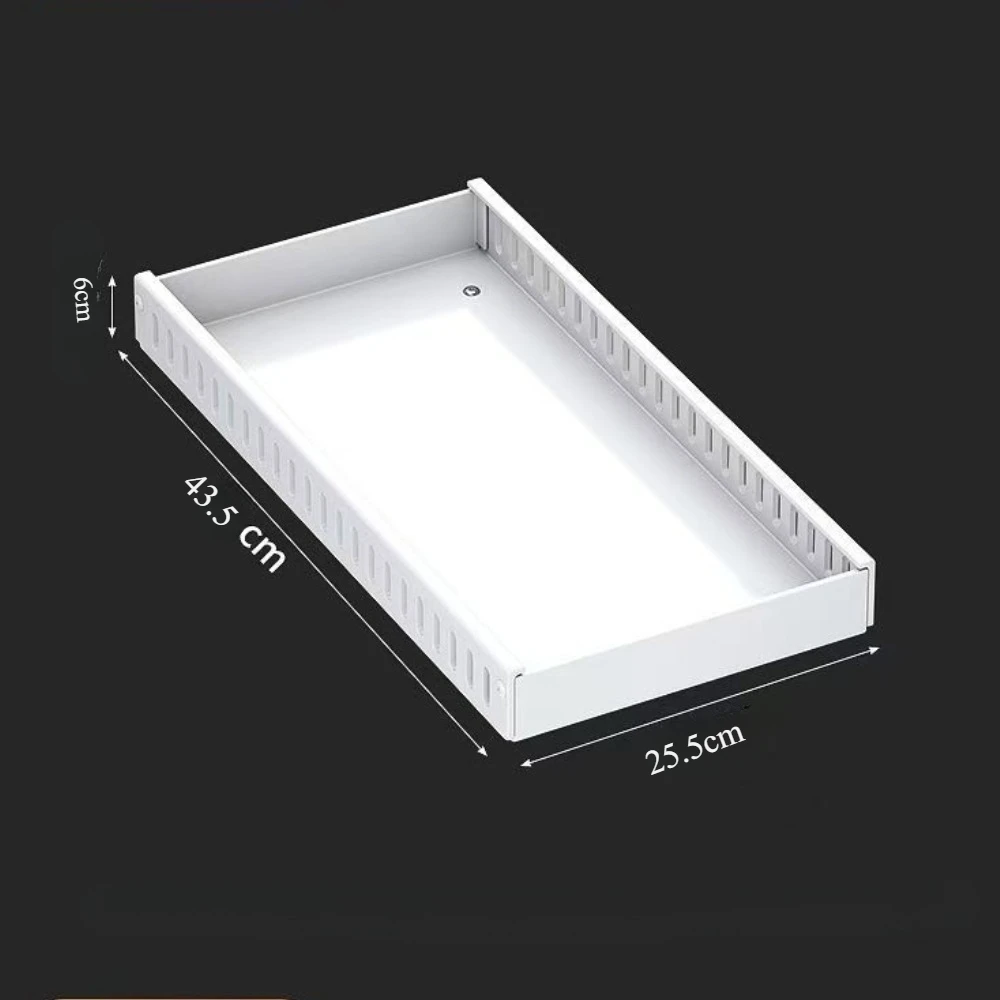 Estante extraíble para ollas de cocina, bandejas ajustables para armario, estante de partición para platos con rieles deslizantes, bandeja organizadora, estantes de almacenamiento para cajones