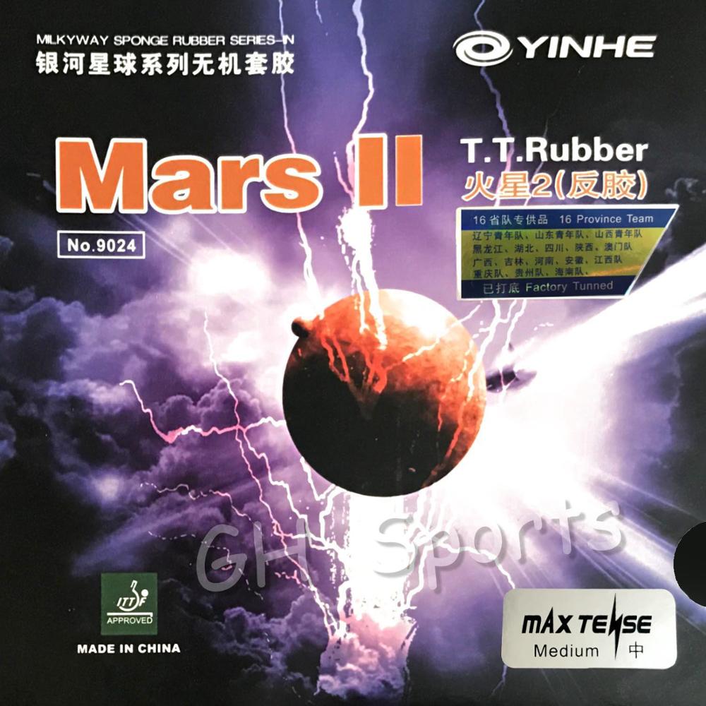 Galaxy Milky Way Yinhe Mars II Mars2 Factory Tuned Pips In Table Tennis Rubber With Sponge