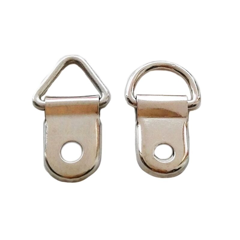 100 st/set d ring hängande bildram rem hängare krokar oljemålning spegel hängare med skruvar kit 37md