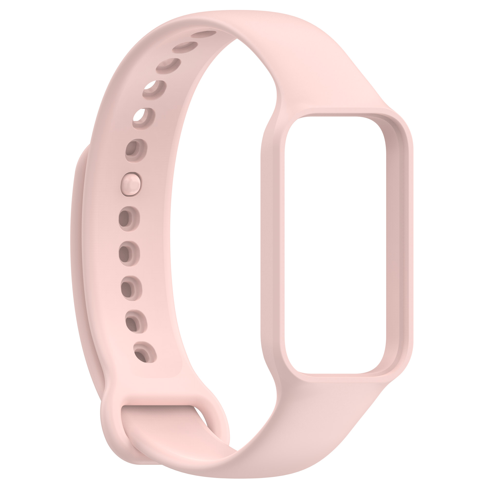 2 In 1 For Xiaomi Band 8 Active Watchband Durable and Soft Silicone Strap With Frame Protector Shell: Colorful