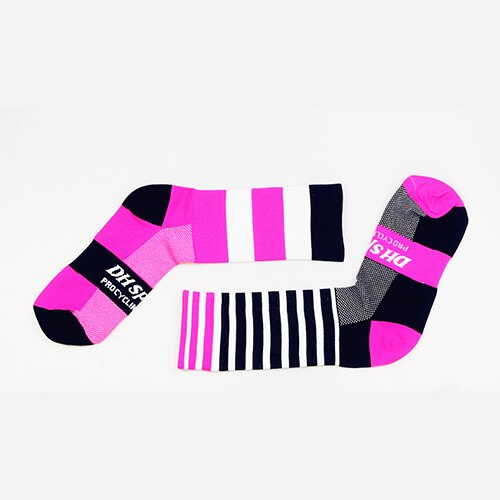 UGUPGRADE Sport Socks Woman& Man Cycling Socks Bike Socks Calcetines de Bicicleta: BlackPink / L