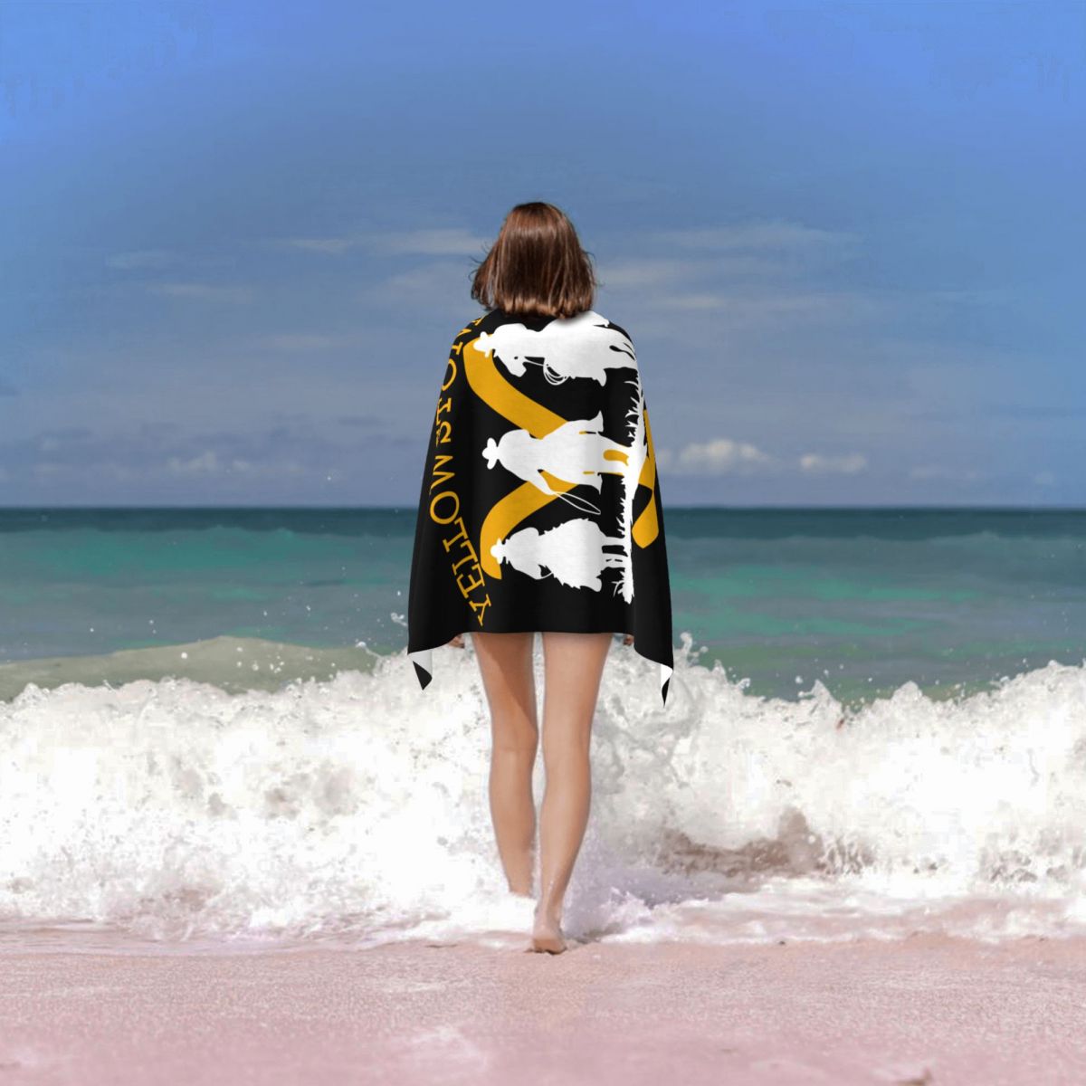 Yellowstone Grote Badhanddoek Snel Droog Strand Sjaal Badhanddoek Voor Zwemmen Badkamer Thuis Unisex, 52in X 32 In