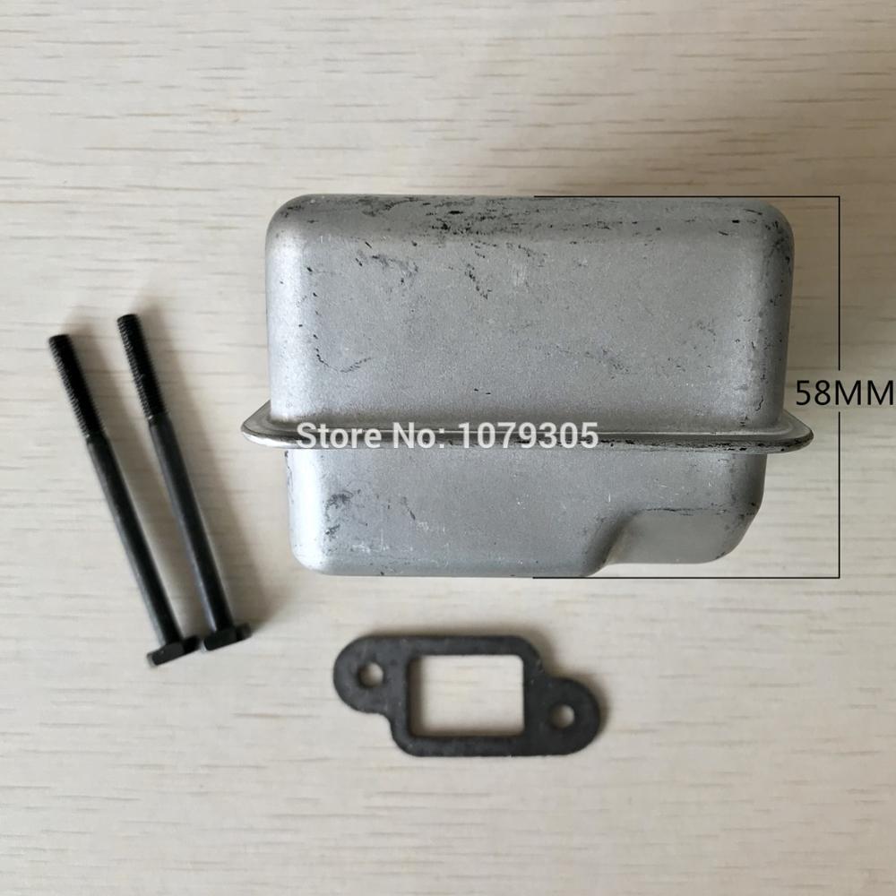 Uitlaatdemper Demper Pakking w/Bouten Kit fit Stihl 017 018 MS170 MS180 Kettingzagen Motoronderdelen
