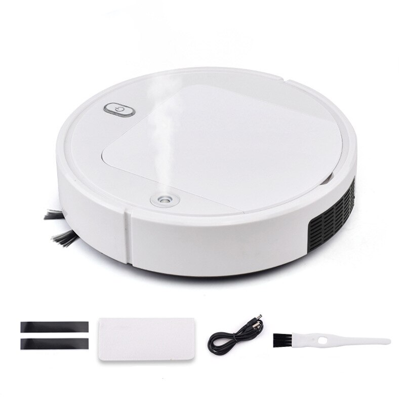 Automatic Sweeping Robot Spray Disinfection Ultraviolet Lazy Cleaning Machine Charging Household Smart Vacuum Cleaner: Default Title