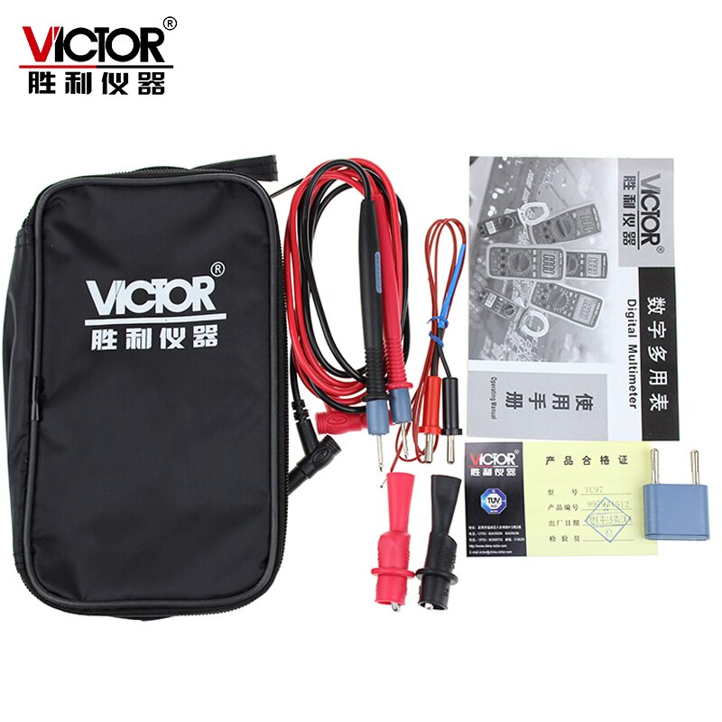 VICTOR VC97 True RMS Auto Range 4000 Counts Resistance Capacitance Frequency Temperature Digital Multimeter