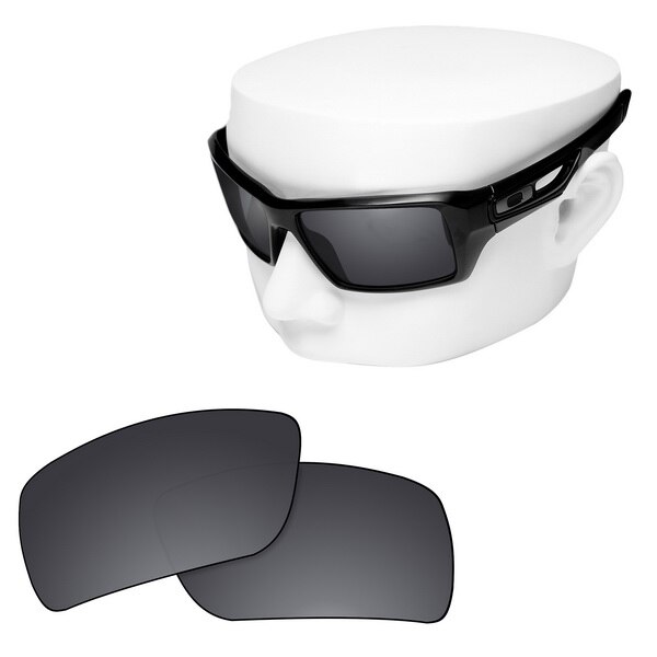 OOWLIT Gepolariseerde Vervanging Lenzen van Black Chrome voor-Oakley Eyepatch 2 OO9136 Zonnebril: Default Title