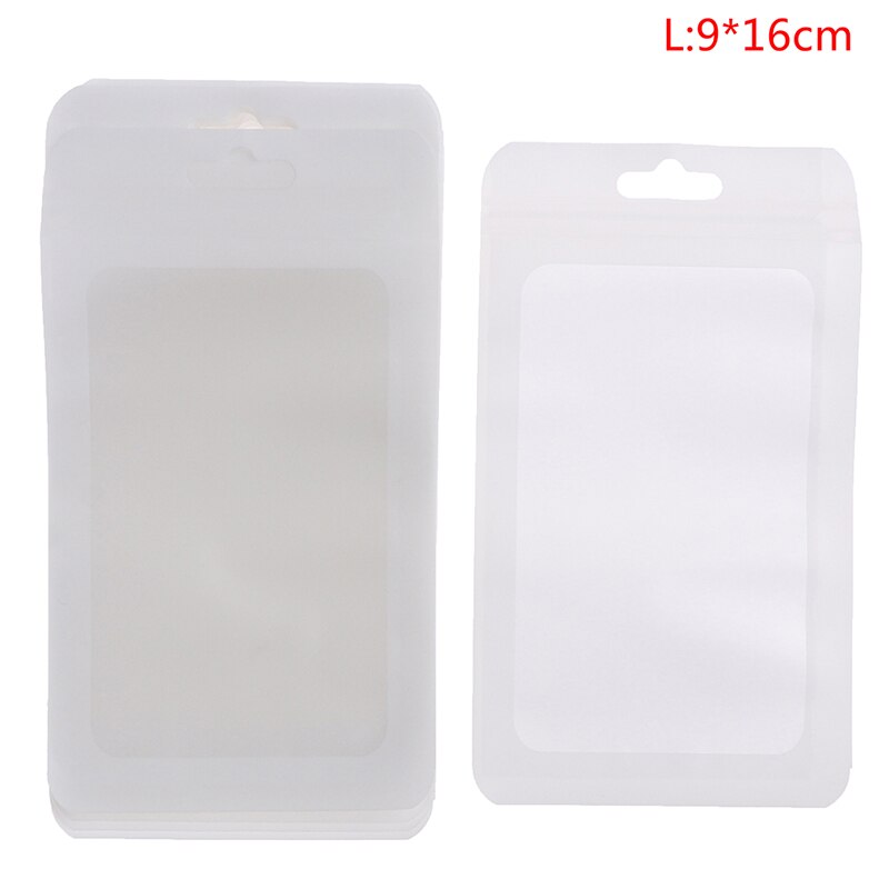 20Pcs/Pack Matte Zip lock Plastic Bag Aluminum Foil Hologram Food Pouch Small Water Proof Zipper Reclosable Pouches 3 Size: WTL