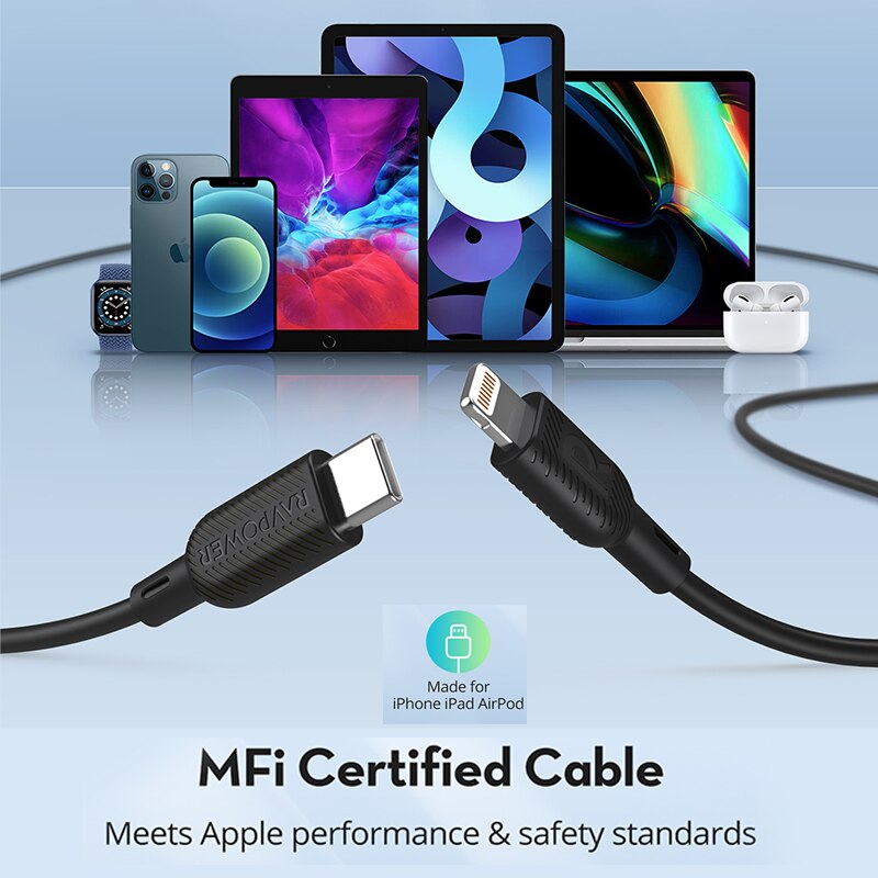 RAVPower 30W Wall Charger 2 Port Quick Charge 3.0 PD Fast Charging EU US Adapter Mobile Phone Cargador for IPhone Laptop Tablet