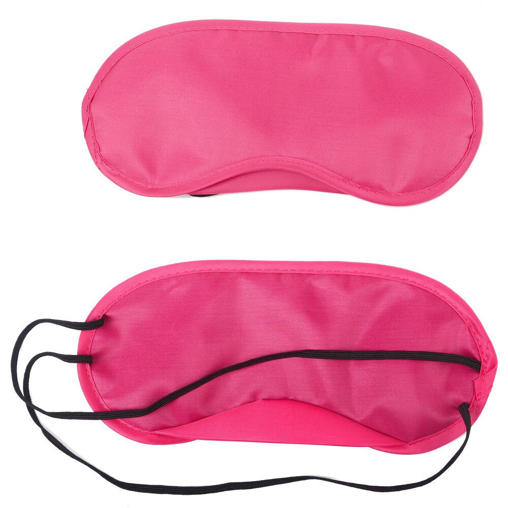 1PC Pure Silk Sleep Eye Mask Padded Shade Cover Travel Relax Aid