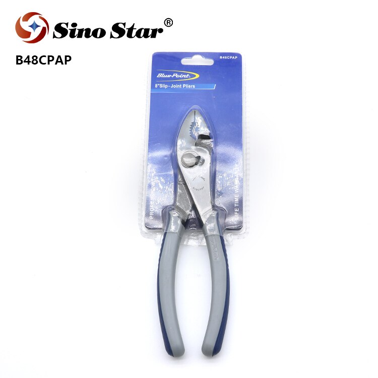 Clip on/Herramienta de mano de punta azul alicate de junta deslizante con asas de agarre suaves compuestos dobles