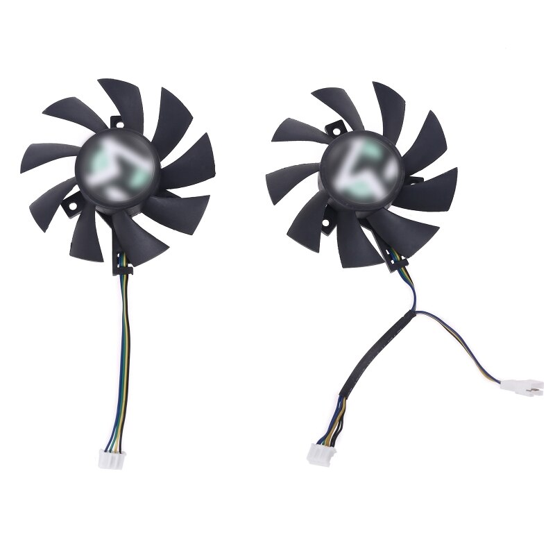 75MM RX570 GT710 730 GPU Cooler Cooling Fan For MAXSUN RX 570 Graphics Card fan 090F: Default Title