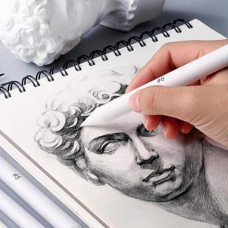 Essuie-glace à paillettes, stylo de croquis, 11.515cm, 8 pièces pour 8 étudiantes, outil de croquis, Art des dessins, tailles, Art I1V8