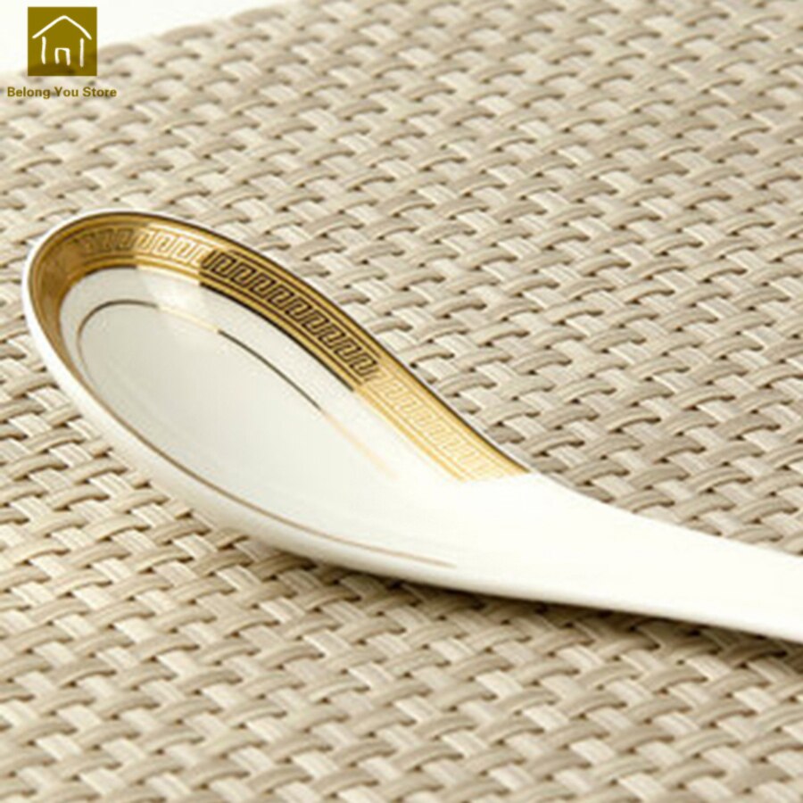 Chinese Style Ceramic Soup Spoon White Porcelain Spoon Coffee Sobremesa Colher Spoon Scoop Keukenhulpjes Party Tableware WKI053
