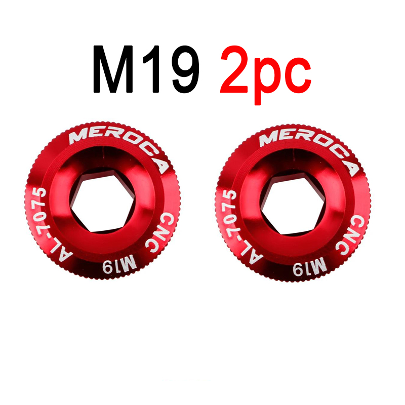 MTB Hollowtech Crank Bolt M18 M19 M20 Mountain Bike Crank Cover Crank Arm Bolt For IXF: Dark Grey