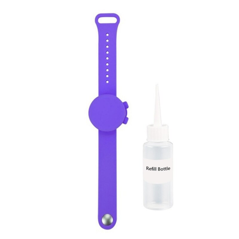 3PCWristband Hand Dispenser Hand Sanitizer Dispensing Silica gel Wearable Dispenser Pumps Disinfecta Wristbands Hand Band Wrist: A4 1 pcs